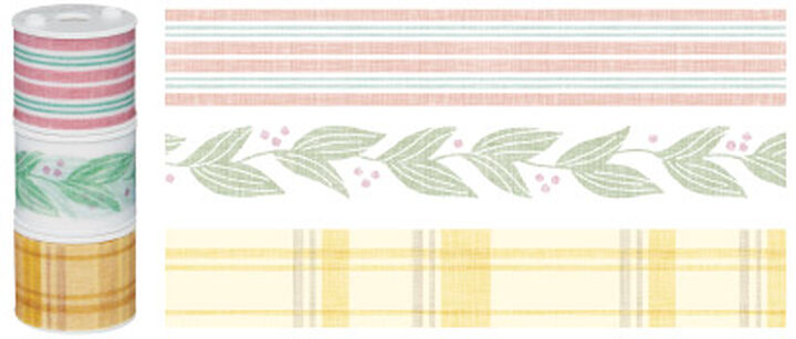 Bobbin Washi Tape Linen Set of 3,Linen, medium image number 2