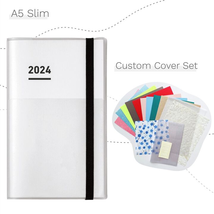 Jibun Techo First Kit 2024 A5 Slim White