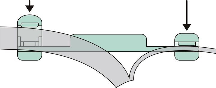 Campus Compact Portable Book Clip Green,Green, medium image number 3