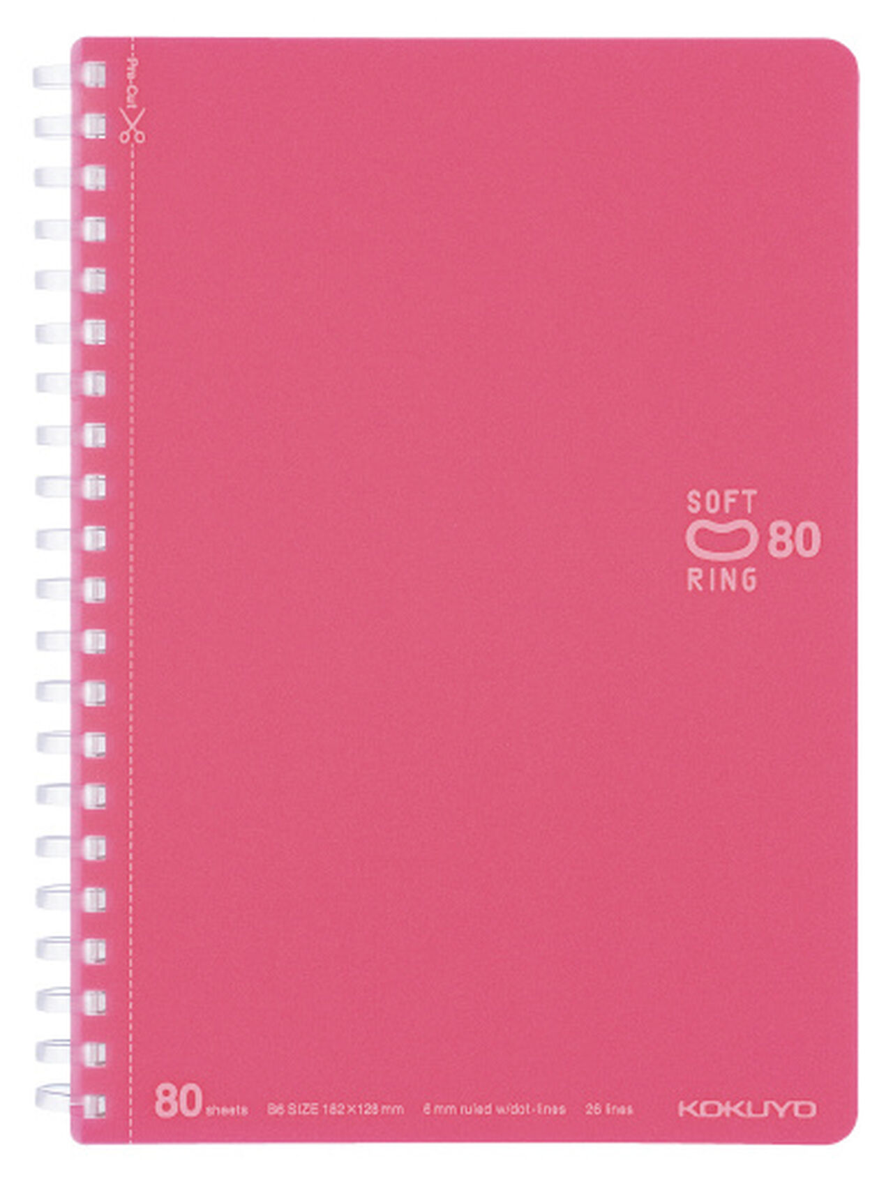 KOKUYO │Official Global Online Store │Soft Ring notebook Colorful B6 80