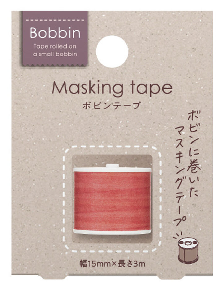 Bobbin Washi Tape Thread Red,Red Thread, medium image number 1