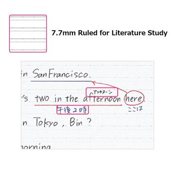 Campus Loose leaf 7.7mm Ruled for Literature Study B5 100 Sheets,Mixed, small image number 1
