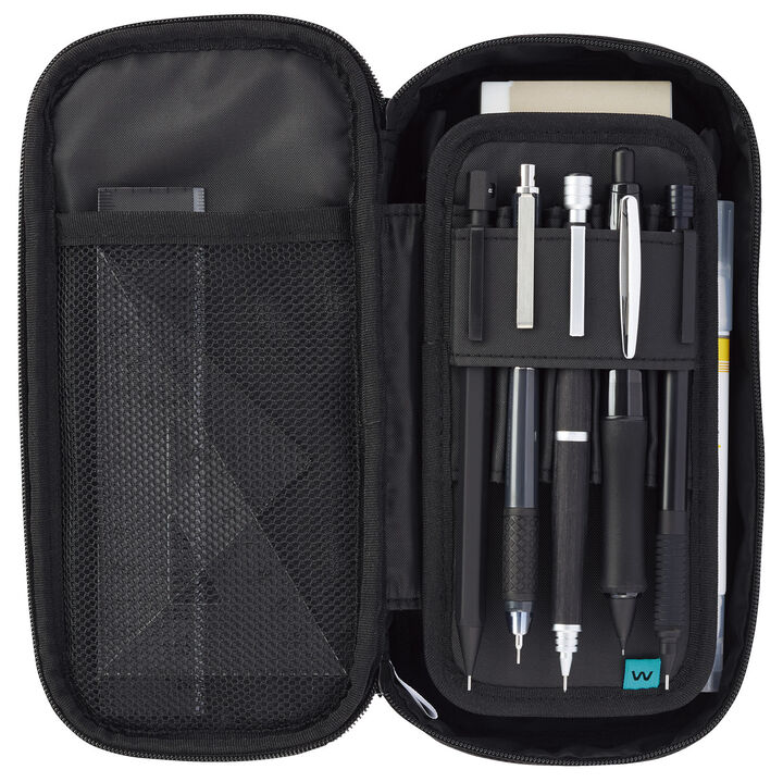 Wavy Holder Pen Case <WAVELE> Black,Black, medium image number 19