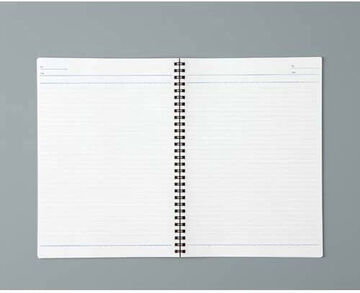 Campus Twin-ring Notebook Set of 3 B5 Aqua 7mm Rule 40 Sheets,Light Blue, small image number 4