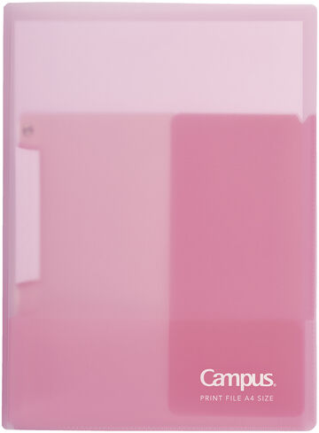 Campus Clip Folder A4 Size Pink,Pink/Pink Gray, small image number 0