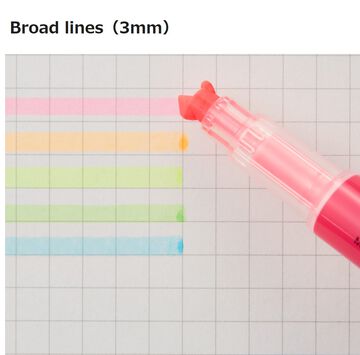 Beetle Tip 3 Way Marking Pen Pink,Pink, small image number 4