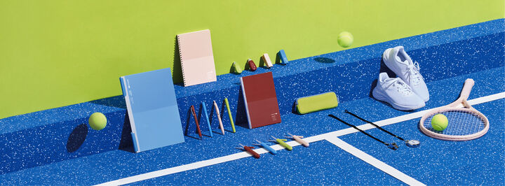 KOKUYO ME Soft Ring Notebook A5 TARTAN RED,Red, medium image number 7