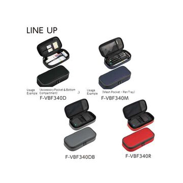 Wavy Holder Pen Case <WAVELE> Red,Red, small image number 7