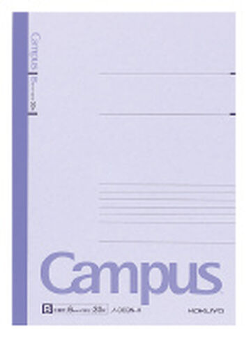 Campus Notebook B5 Purple 6mm Rule 30 Sheets,Purple, small image number 0