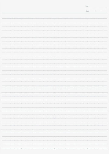 GOOD TOOLS Notebook B5 30 Sheets 6mm Dot line,Blue, small image number 2