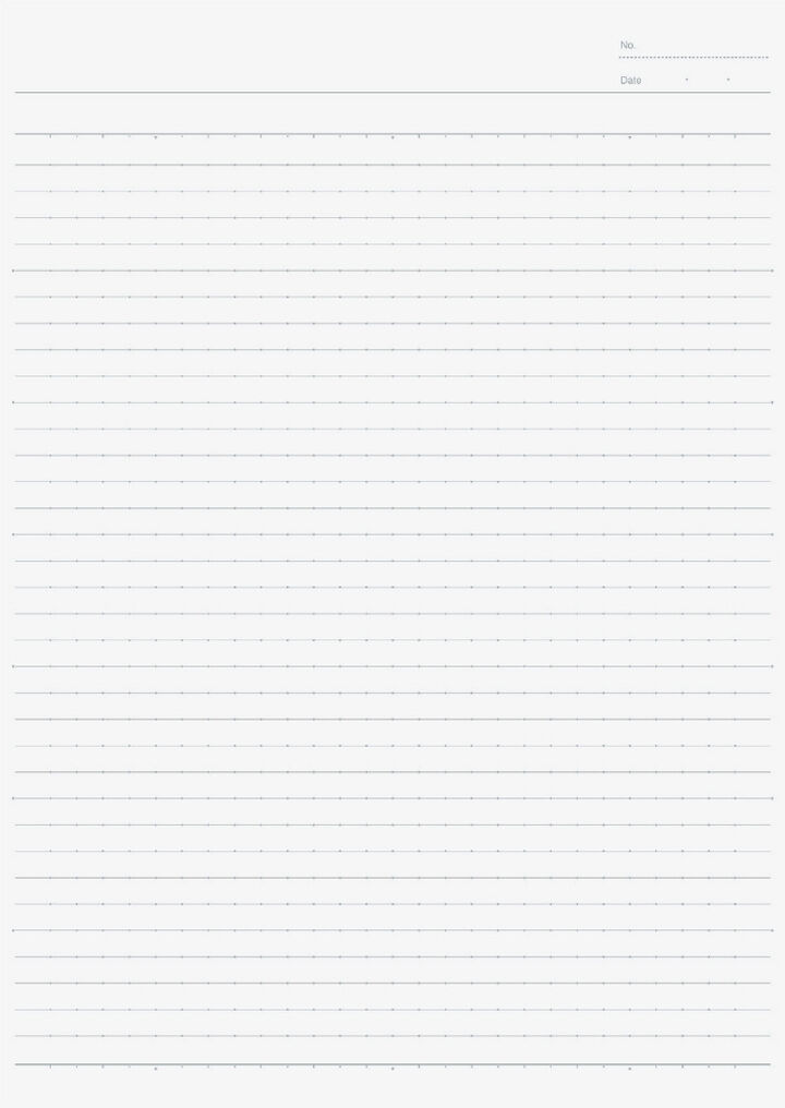 GOOD TOOLS Notebook B5 30 Sheets 6mm Dot line,Blue, medium image number 2