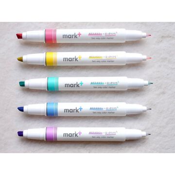 Mark+ 2 Way Marker set of 5 Type 2,5 colors, small image number 2