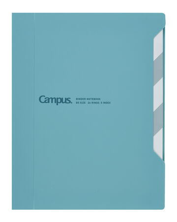 Campus Binder Notebook Easy to open with index B5 65 Sheets Light Blue,Light Blue, small image number 0