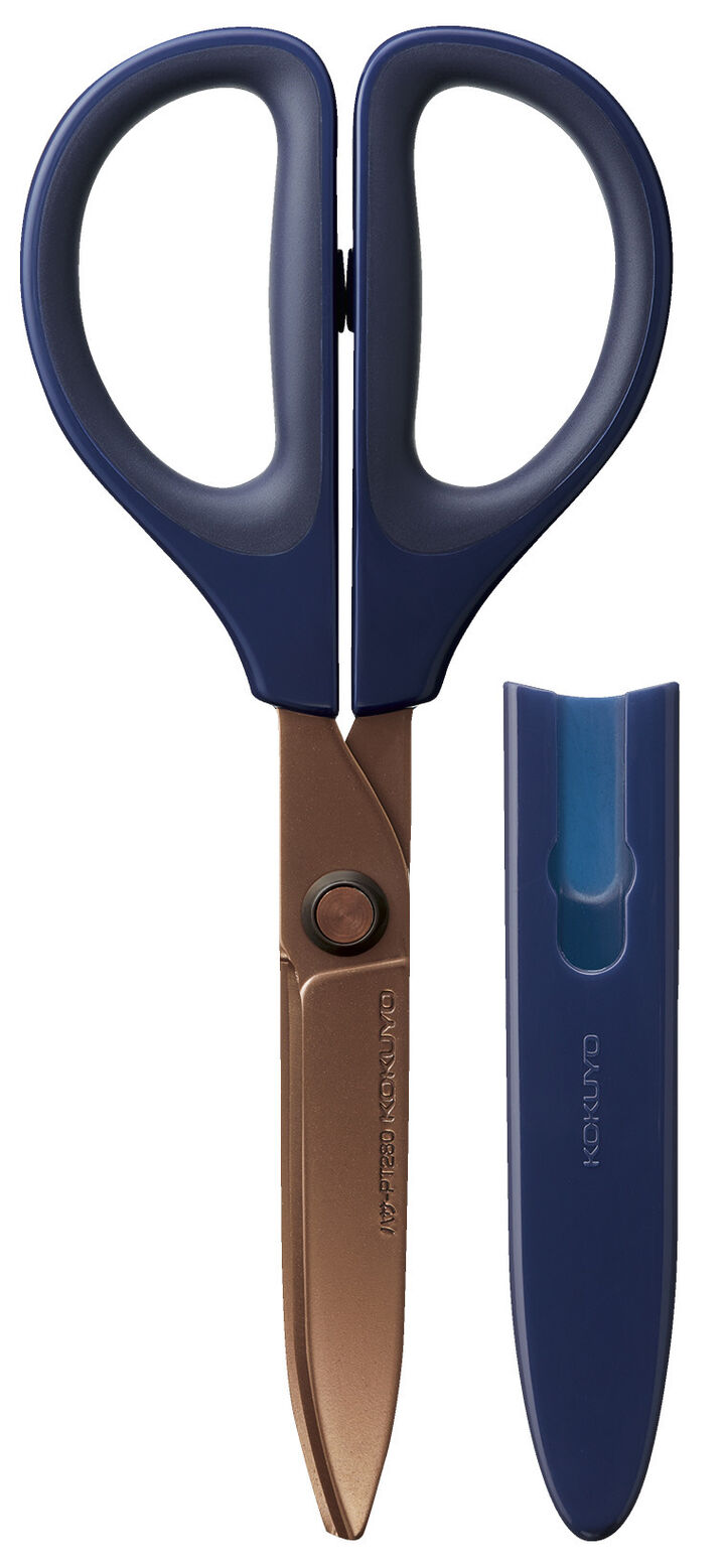 SAXA Scissors Titanium Coating Type Navy