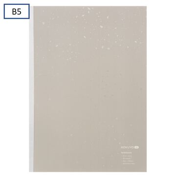 KOKUYO ME Notebook 30 Sheets 6mm rule B5 Grayish Fog,Grayish Fog, small image number 0