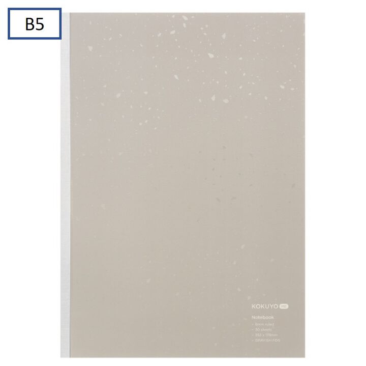 KOKUYO ME Notebook 30 Sheets 6mm rule B5 Grayish Fog,Grayish Fog, medium image number 0
