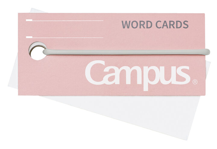 Campus Flash card with band 85 Sheets Pink,Pink, medium