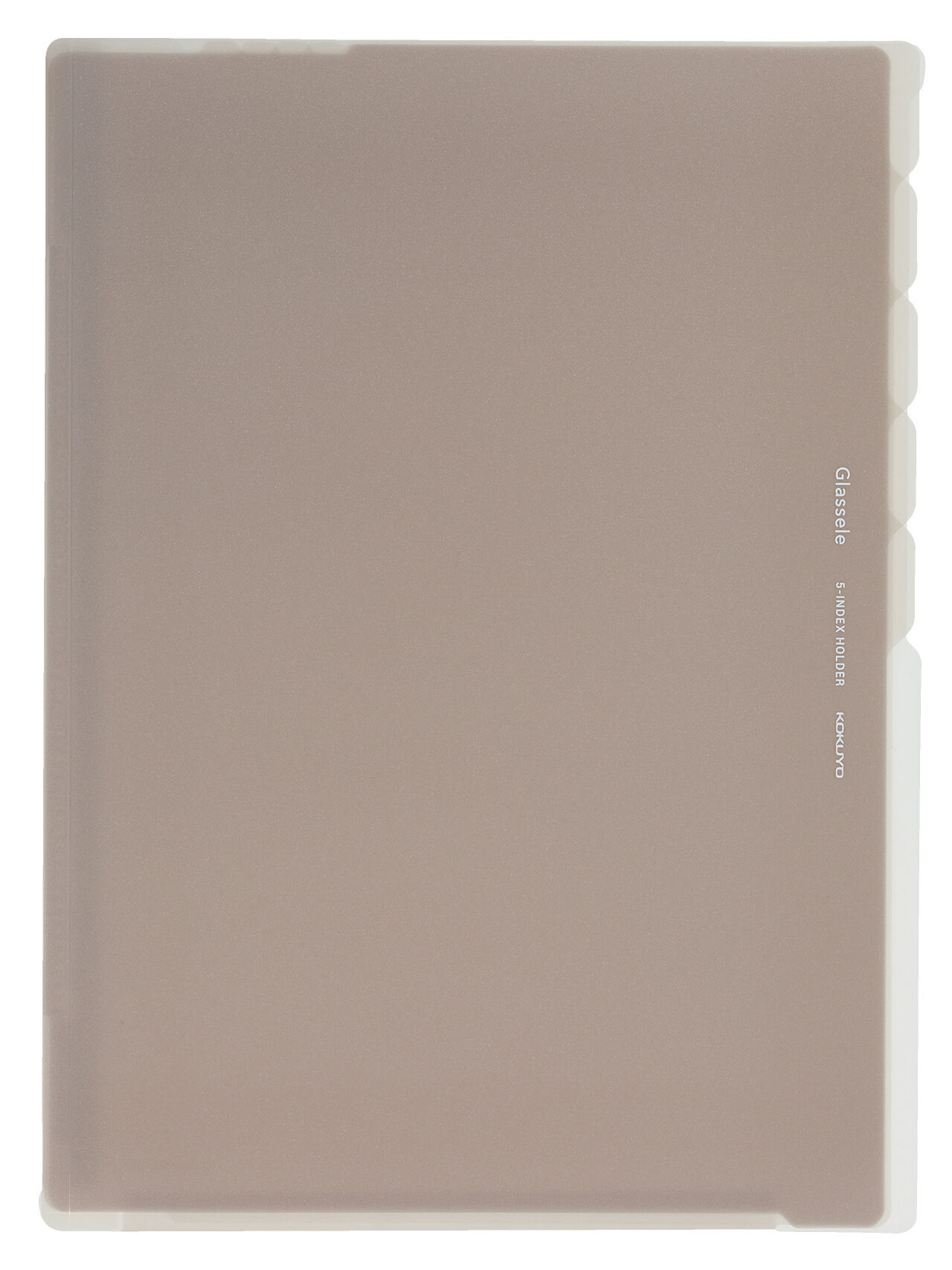 Kokuyo File Index Holder With Hanging Cover - 5 Indexes Per Book, A4 Size, Transparent, 3 Pack
