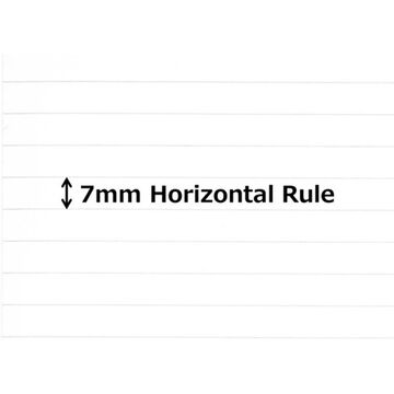 Filler Notebook A4 7mm Horizontal rule (with margin rule),Navy, small image number 1