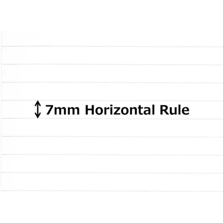 Filler Notebook B5 7mm horizontal rule,Light Blue, medium