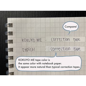 KOKUYO ME Correction Tape 5.5mm x 6m Graphite Blue,GRAPHITE BLUE, small image number 1