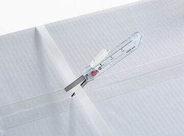 Transparent Mechanism HAKOAKE 2 Way Portable Scissors White,White, small image number 7
