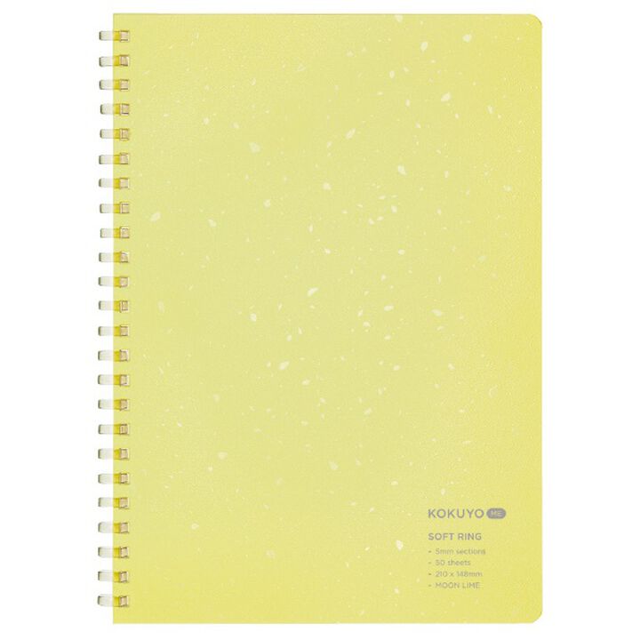 KOKUYO ME Softring notebook A5 50 sheets Moon Lime