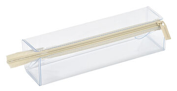 Pencase C2 Clear Beige,Shiny beige, small image number 0