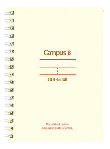 Campus Twin-ring Notebook A6 6mm Rule 50 Sheets,, small image number 0