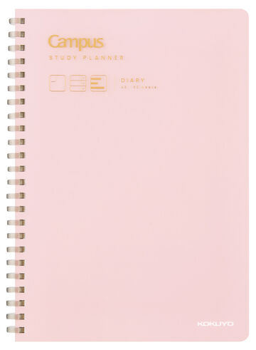 Campus Study Planner Monthly and Weekly A5 80 Sheets Pink,Pink, small image number 0