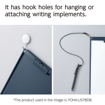 Clip Board A4 Horizontal Navy,Navy, small image number 7