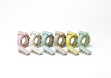 Karu Cut clip-type Washi Tape cutter 10~15mm Light Yellow,Pastel yellow, small image number 8