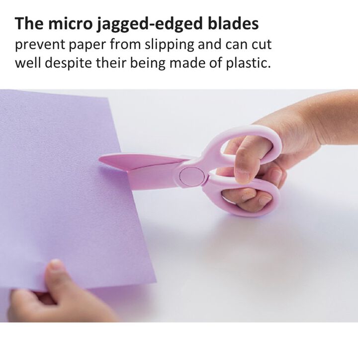 Plastic scissors for Kids Purple,Pastel lilac, medium image number 3