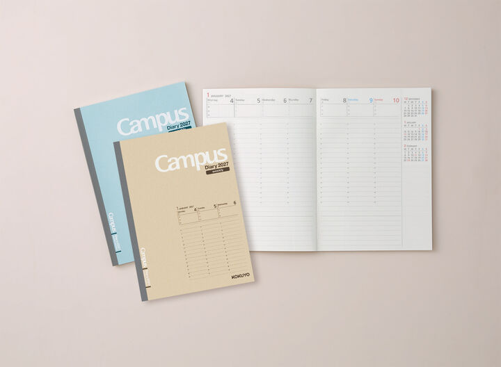 Campus Diary 2027  Weekly Vertical A5 Light Green,Light green, medium image number 5