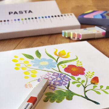 Pasta Marker pen set of 5 Fluorescent colors,Mixed, small image number 4