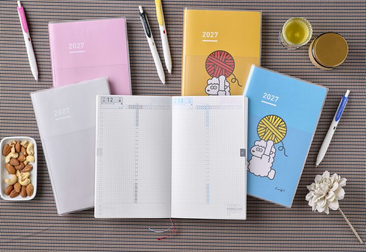Jibun Techo DAYs mini 2027 B6 slim Gray,Gray, medium image number 11