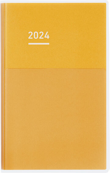 Jibun Techo DAYs mini 2024 B6 Slim Yellow,Yellow, small image number 0