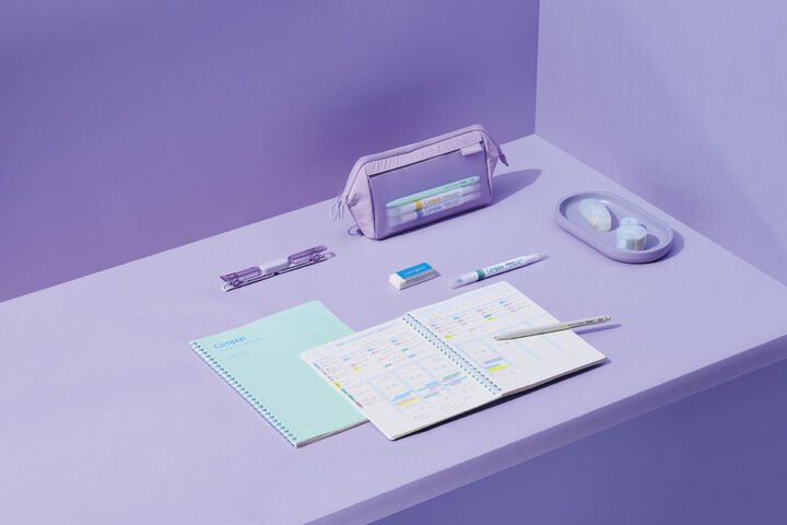 Campus Study Planner Monthly and Weekly A5 80 Sheets Purple,Purple, medium image number 11