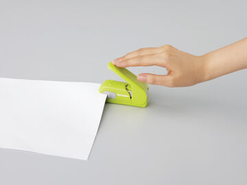 Stapleless stapler Harinacs Press type 5 sheets Green,Green, small image number 6