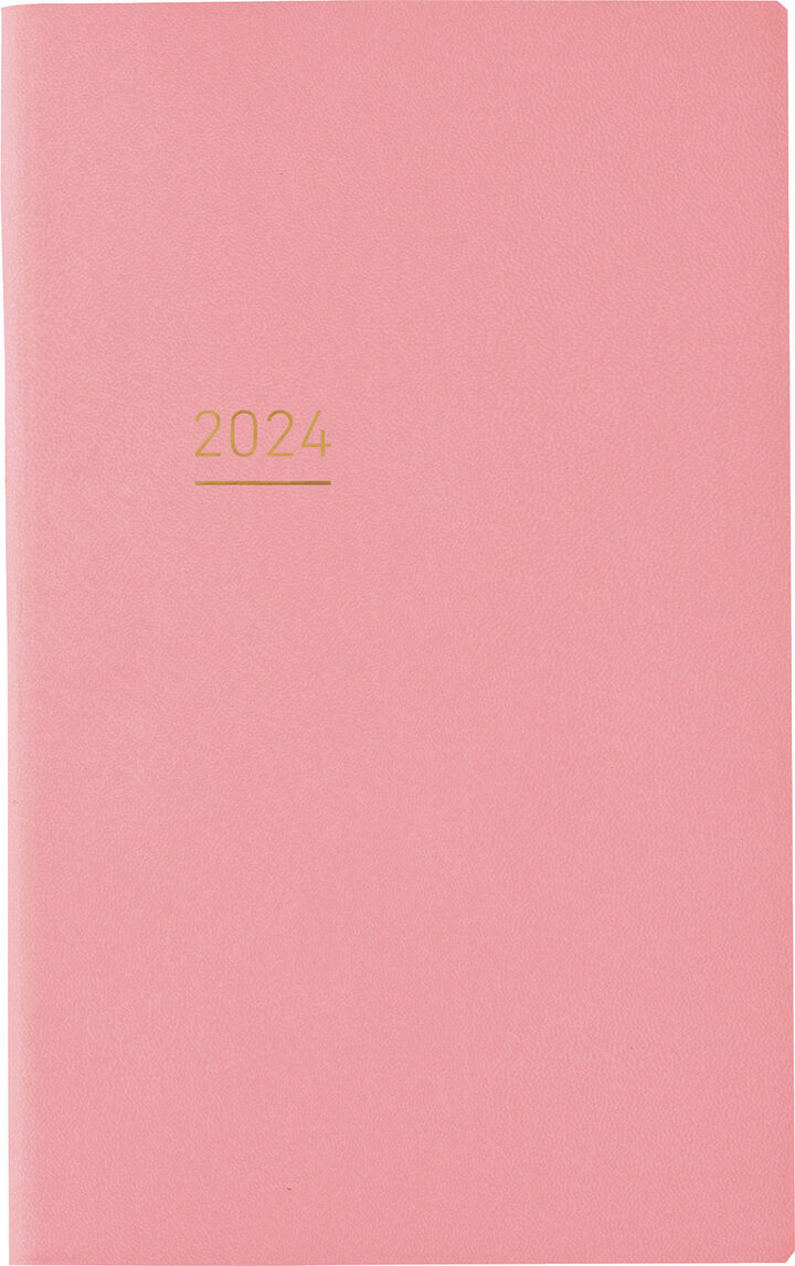 Jibun Techo Lite 2024 A5 Slim Pink,Pink, medium