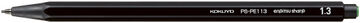 Enpitsu sharp  mechanical pencil 1.3mm Black,Black, small image number 0