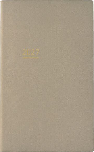 Jibun Techo Lite 2027 A5 slim Beige,Beige, small image number 0