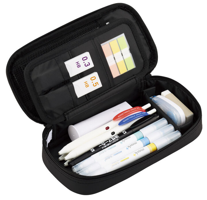 Wavy Holder Pen Case <WAVELE> Gray,Dark Gray, medium image number 15