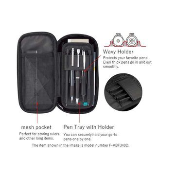 Wavy Holder Pen Case <WAVELE> Red,Red, small image number 11