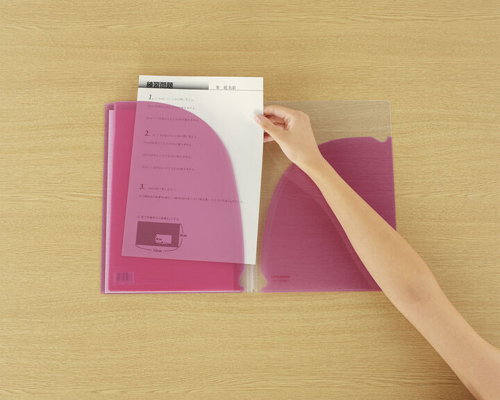 Campus Notebook Print storage pocket included A4 Pink 7mm Rule 30 Sheets,Pink, medium image number 9