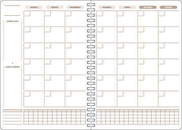 Campus Study Planner Monthly and Weekly A5 80 Sheets Pink,Pink, small image number 11