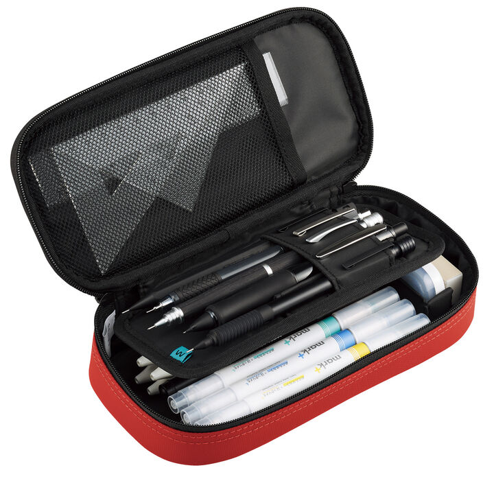 Wavy Holder Pen Case <WAVELE> Red,Red, medium image number 14