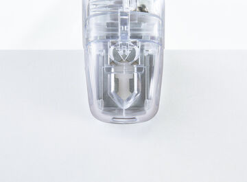 Transparent Mechanism Stapleless Stapler Harinacs Compact Alpha 5 Sheets Black,Black, small image number 5