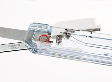 Transparent Mechanism HAKOAKE 2 Way Portable Scissors White,White, small image number 5