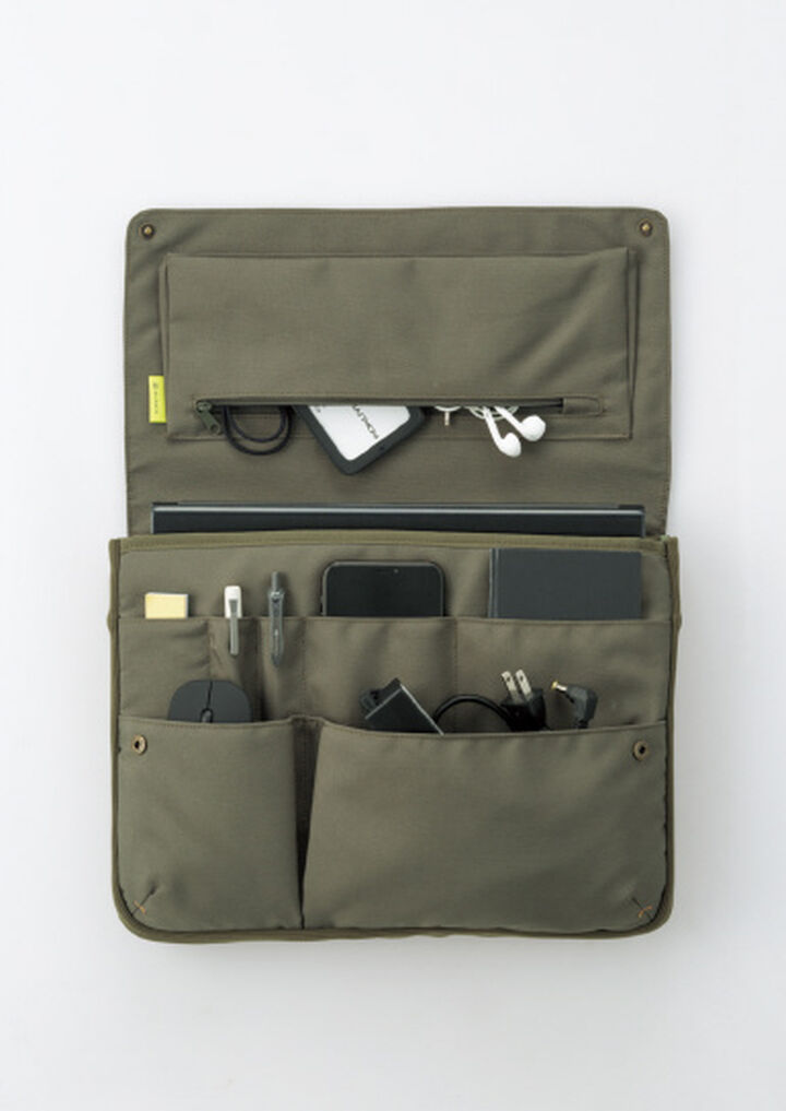 BIZRACK bag in bag Horizontal type  Olive Green,Olive green, medium image number 2